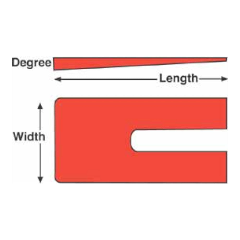 Specialty Products Company 10722 | Alignment Shim - 4″ x 6.5″ x