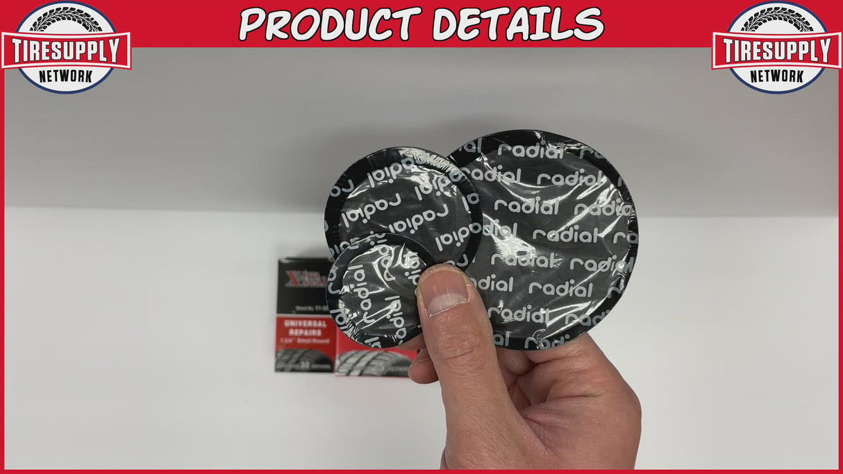 Xtra Seal | Medium Round Universal Radial Tire Repair Patch (11-322)