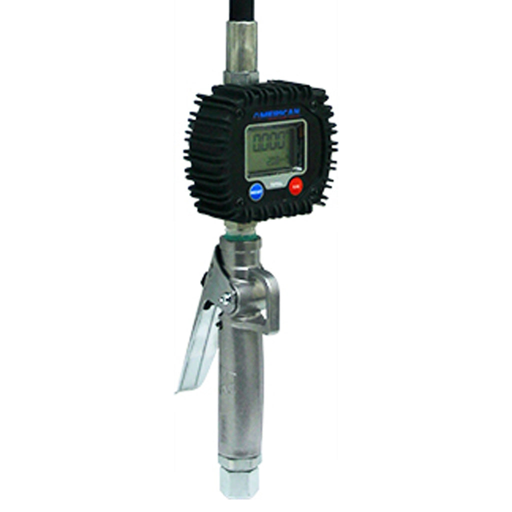 American Lubrication Equipment TIM-601-FM Digital Meter with Flexible Extension &amp; Manual Non-Drip Tip