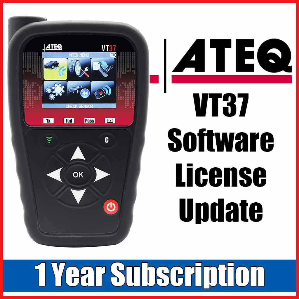 ATEQ | VT37 TPMS Tool Software License Update - 1 Year Subscription (SW37-0001)