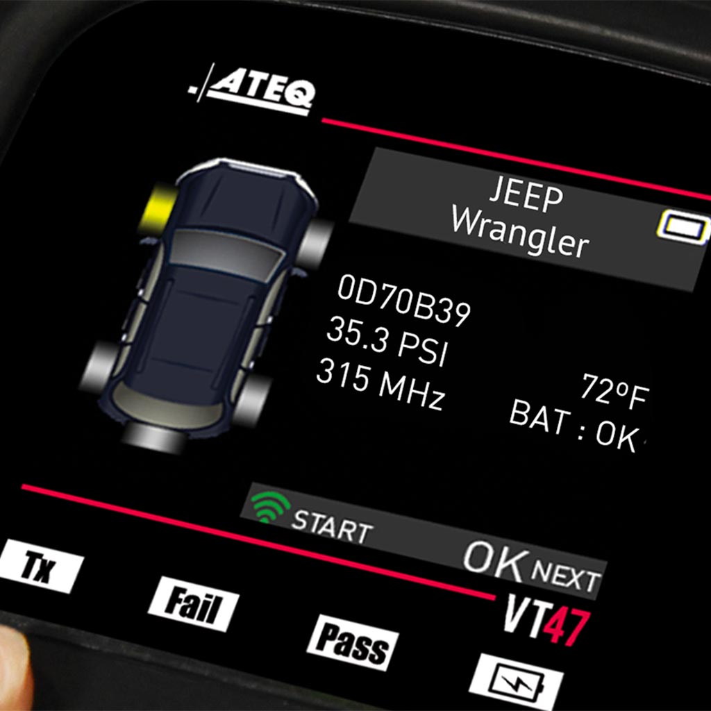 Tpms Network ATEQ VT47S-0000 VT47 WIFI-Enabled OBDII TPMS Reset and Programming Too ...