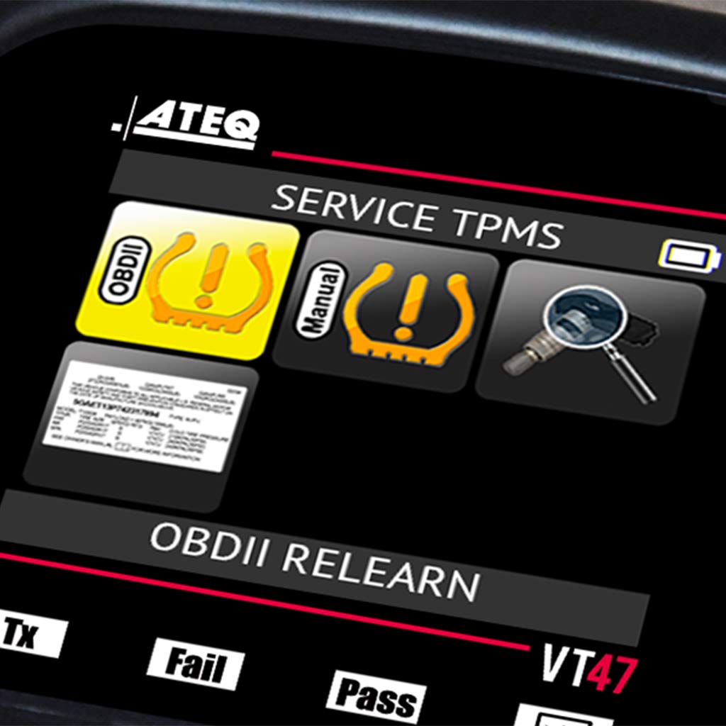Tpms Network ATEQ VT47S-0000 VT47 WIFI-Enabled OBDII TPMS Reset and Programming Too ...