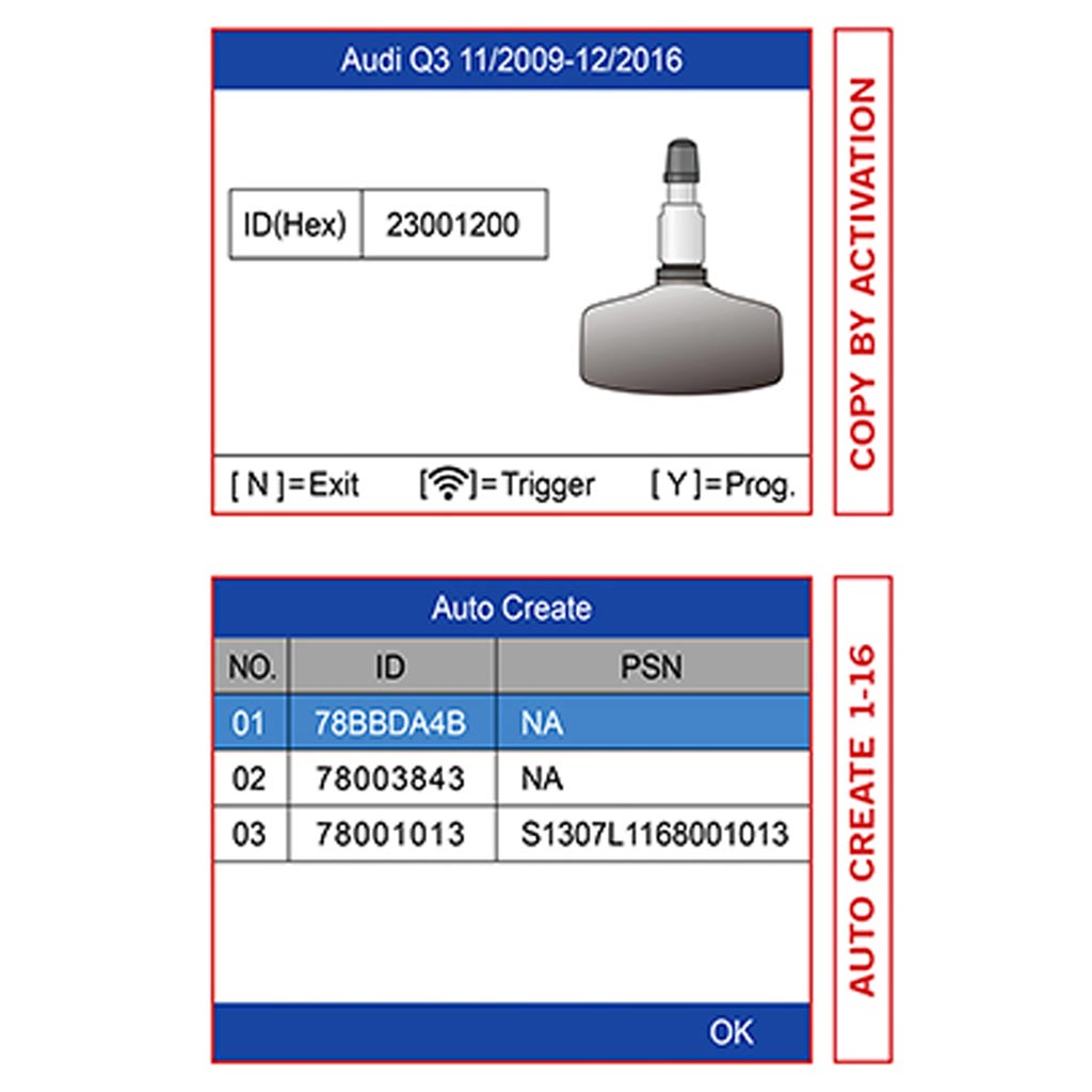 Autel | MaxiTPMS Service Tool & 20 MX 1-Sensors Press-In - Choose Rubber or Metal Stems (TS508)