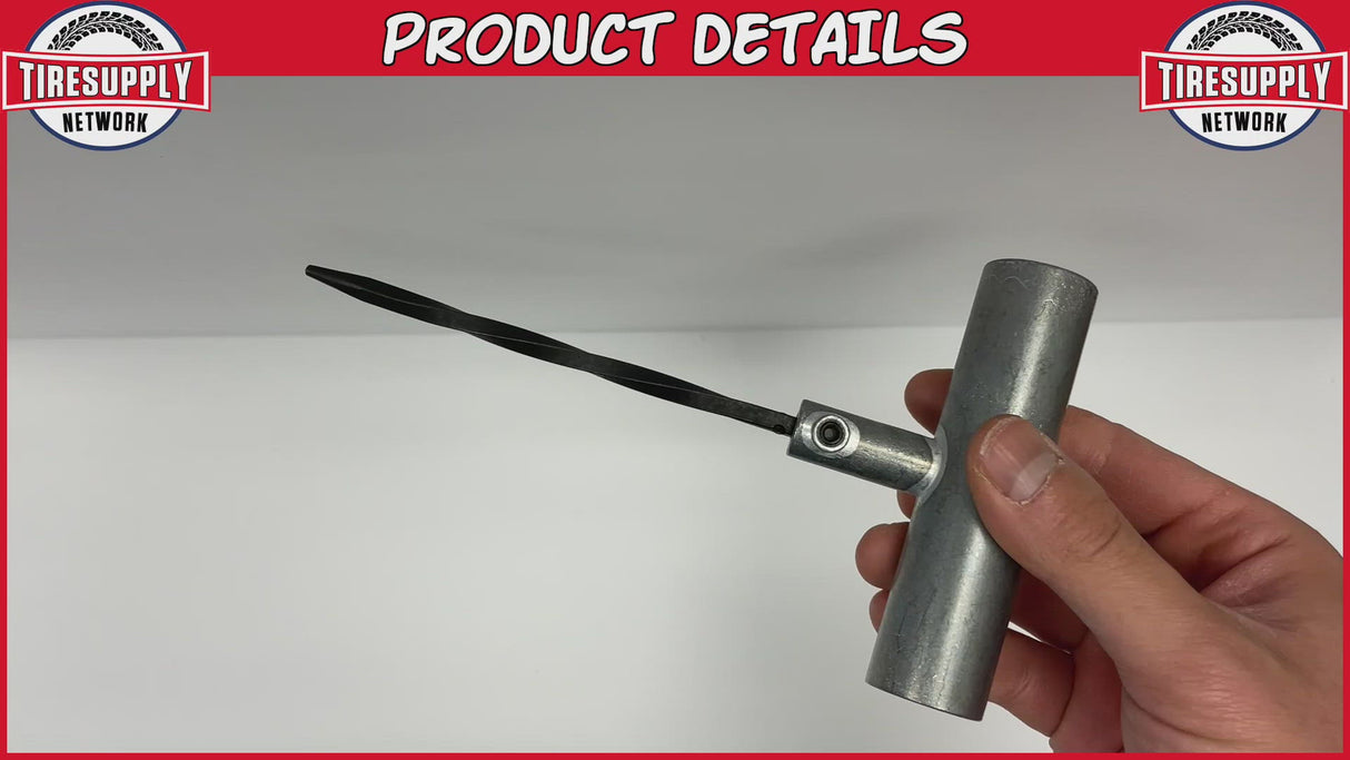 Xtra Seal | Die-Cast T-Handle Spiral Cement Probe (14-218)