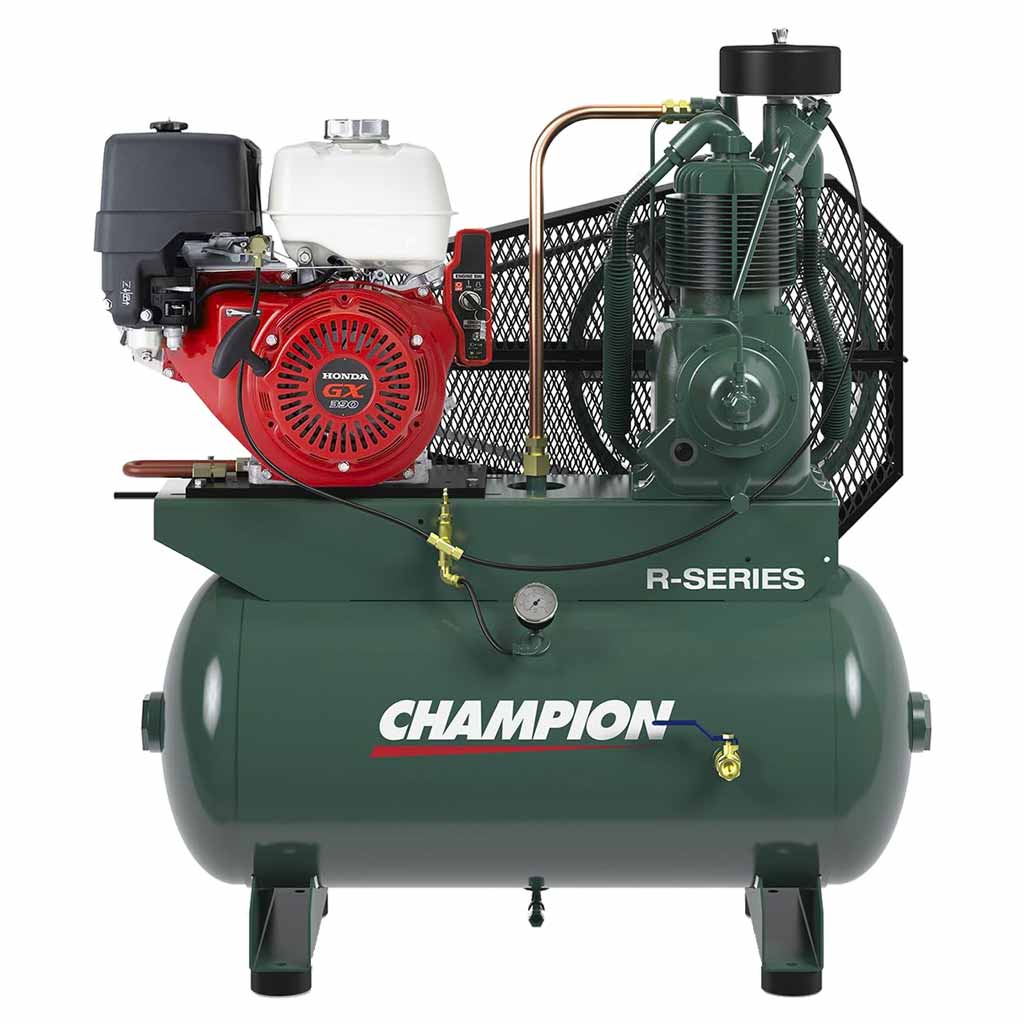 Champion HGR7-3H Gas-Driven 13HP Air Compressor with Honda Engine