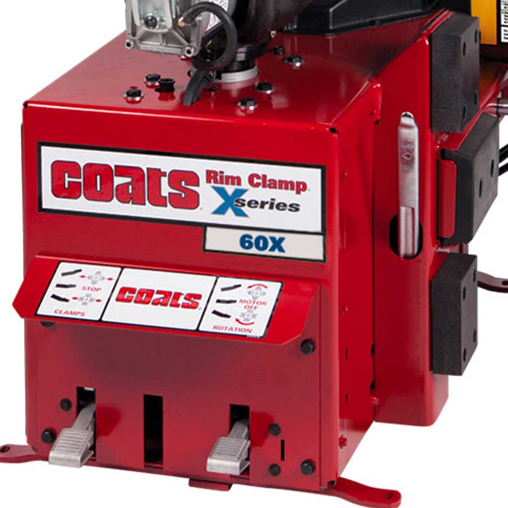 Coats 60X Rim Clamp Tire Changer with Robo-Arm Helper Device - Choose Electric or Air Motor