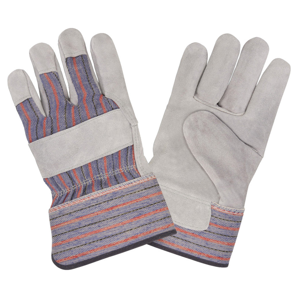 Leather Palm Work Gloves, Medium, Large, X Large - Parish Supply