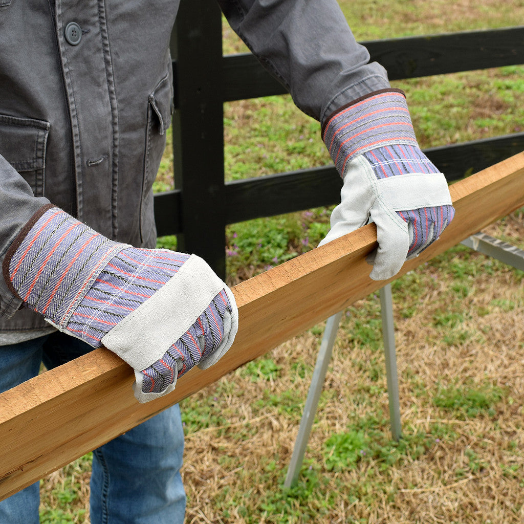 Cordova Safety Products | Split Cowhide Leather Palm Gloves - Large (7205R)
