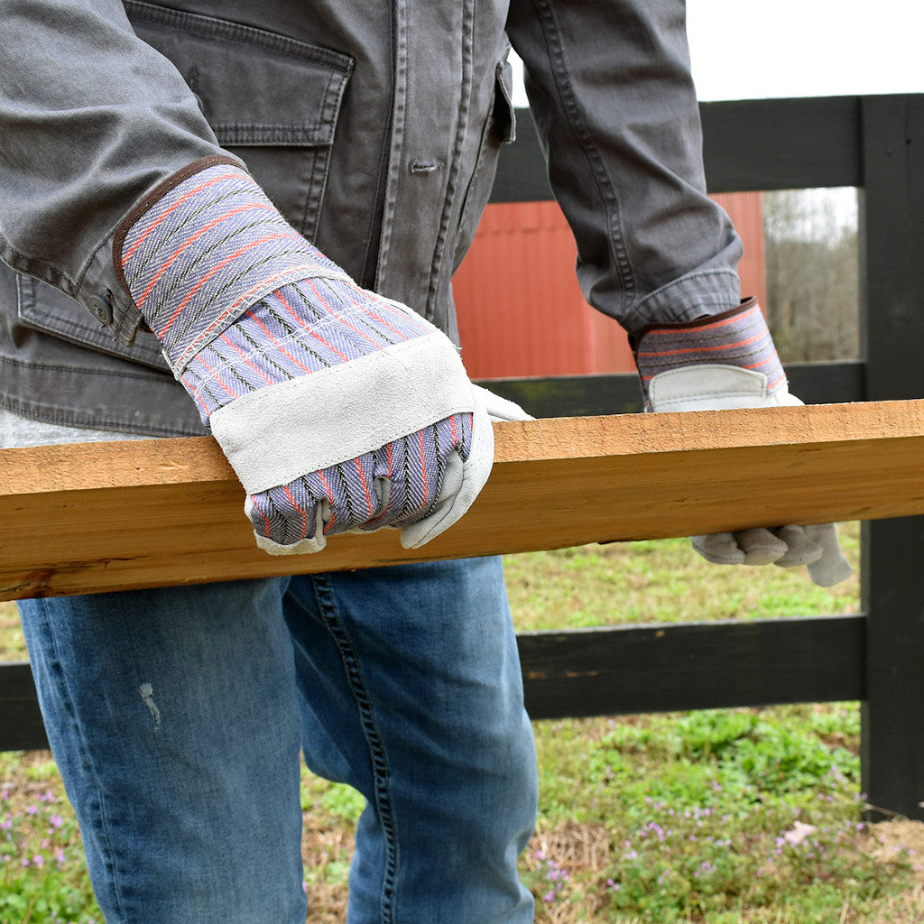 Cordova Safety Products | Split Cowhide Leather Palm Gloves - Large (7205R)