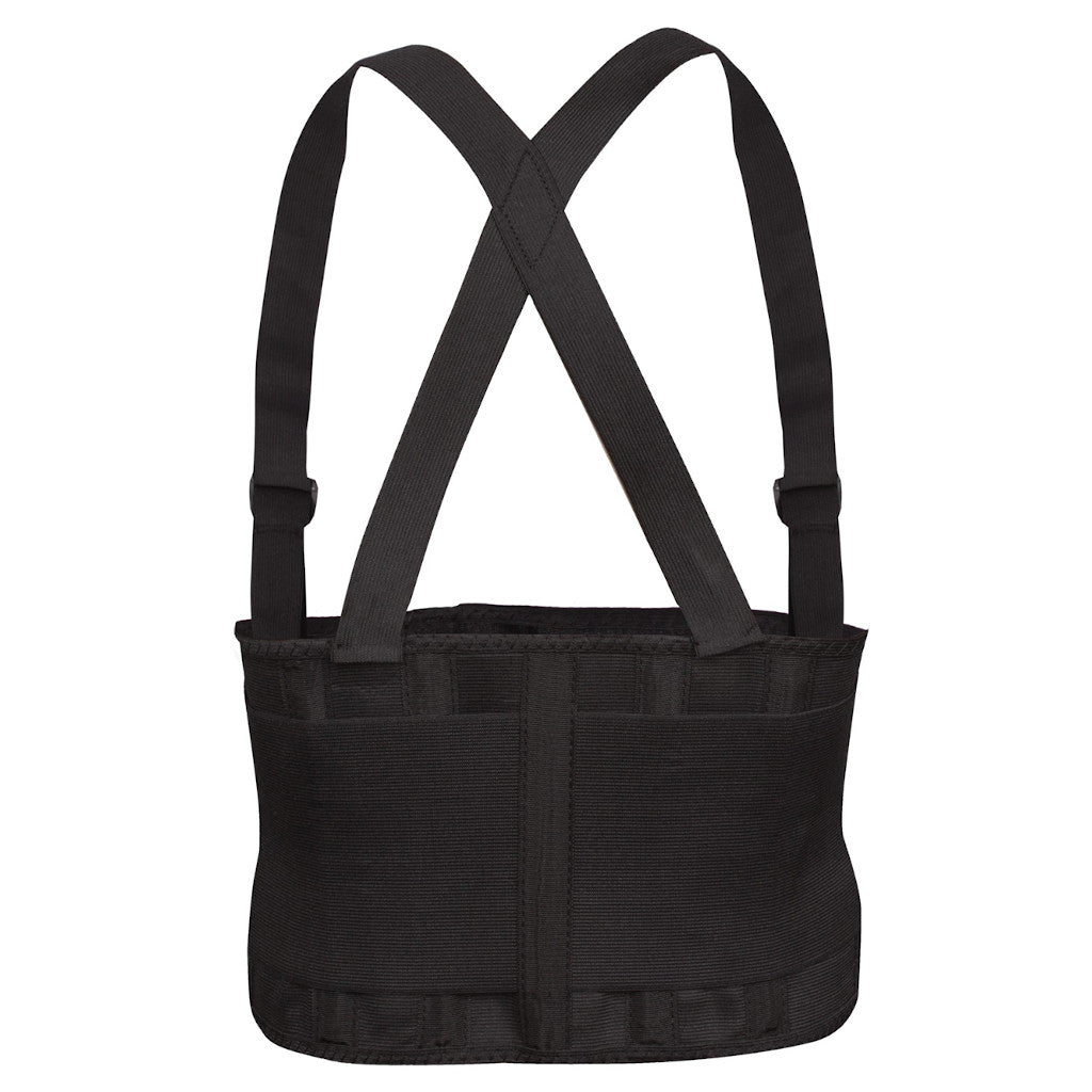 Cordova Safety Products | Industrial-Style Black Back Support Belt - Choose Size (SB-S)