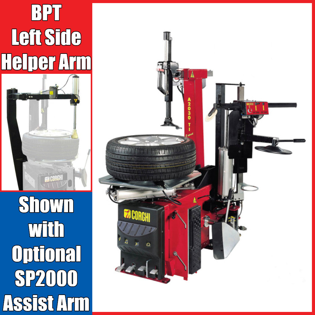 Corghi BTS Left Side Helper Arm. Shown with Optional SP2000 Assist Arm