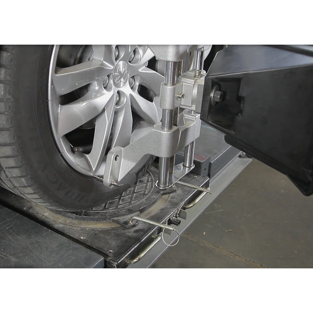 Practical trolley for clamp and sensor holder (optional).