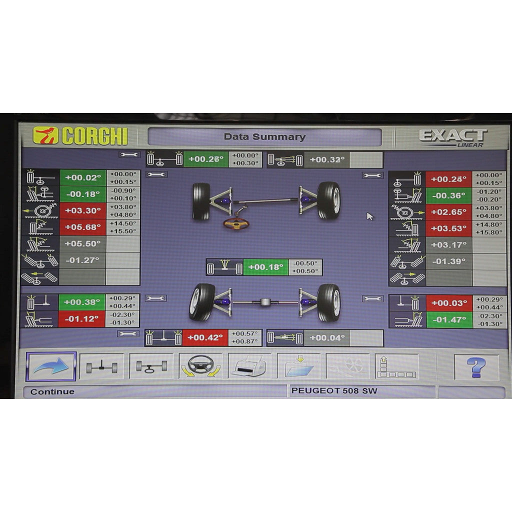 User friendly graphics. Icon based EXACT software. Easy to learn, fast to select