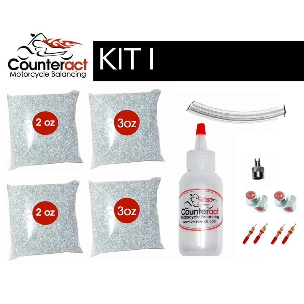 Counteract KIT-I Do-It-Yourself DIY Kit for Off-Road ATV &amp; UTV with 2 oz &amp; 3 oz Tire Balancing Beads