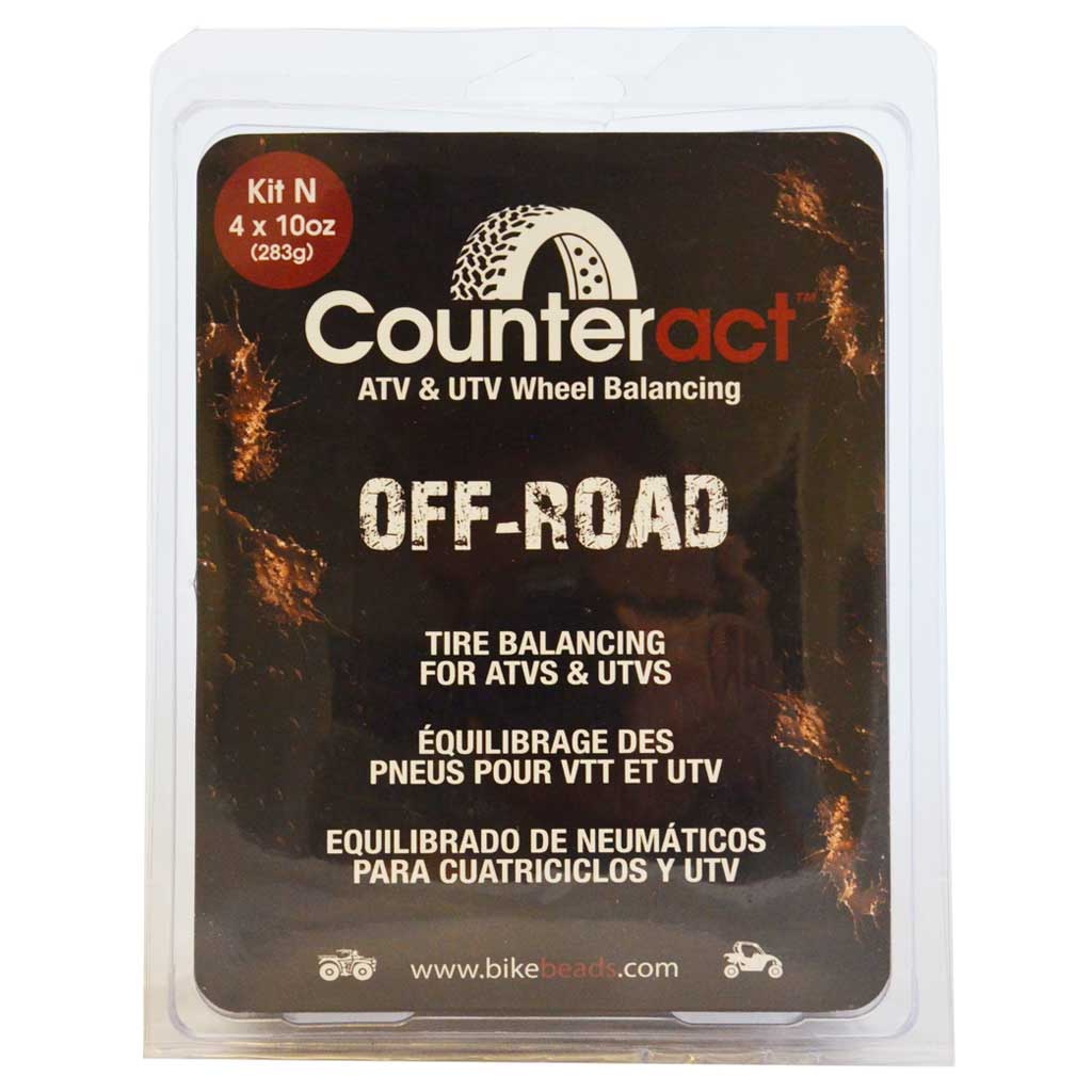 Counteract KIT-N Do-It-Yourself DIY Kit for Off-Road ATV &amp; UTV with 10 oz. Tire Balancing Beads