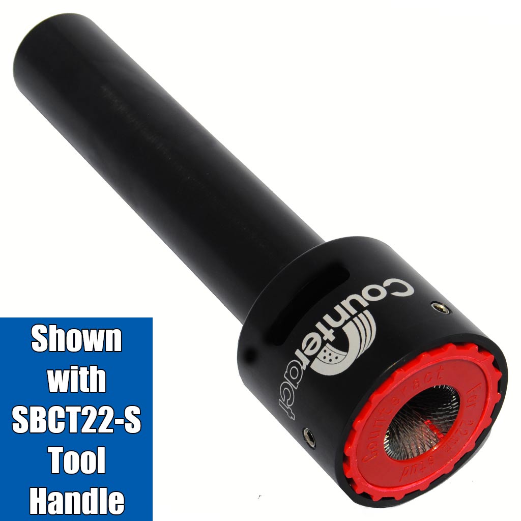Counteract | Replacement 22mm (7/8″) Brush Insert 2-Pack for SBCT22 Wheel Stud Cleaning Tool (SBR22)
