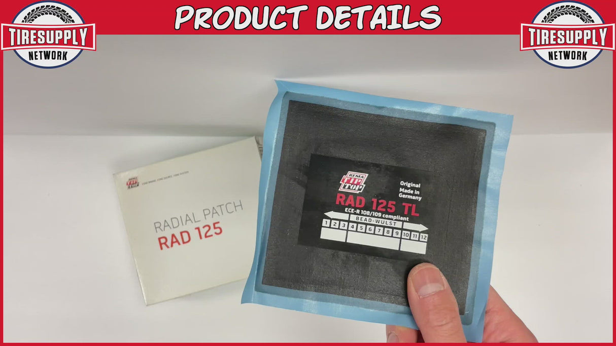 Rema | Radial Tire Patch Repair Unit (RAD-125)