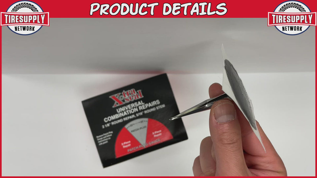 Xtra Seal | Quilled Patch Plug Combo 2 1/8″ Round 5/16 Stem (13-382)