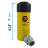 ESCO | 10 Ton Hydraulic Ram Cylinder with 2″ Stroke (10301)