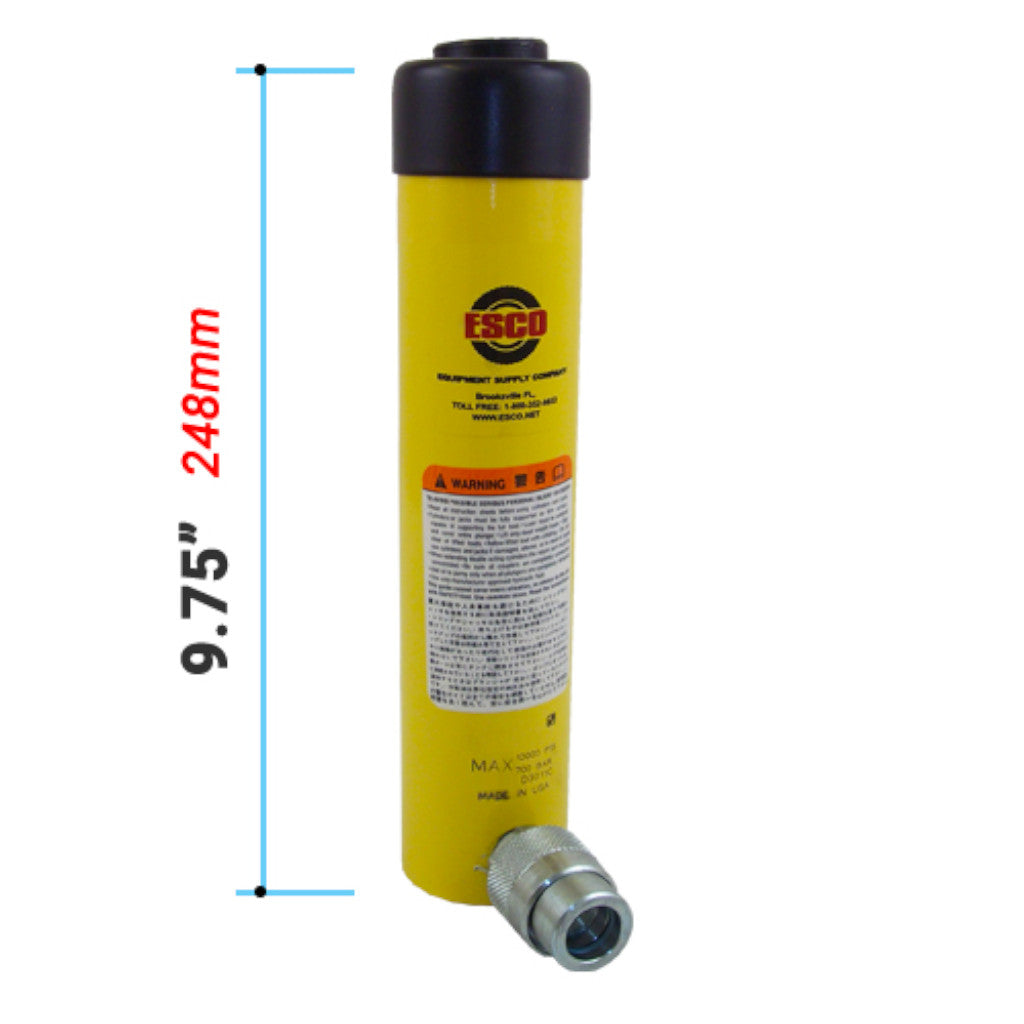 ESCO | 10 Ton Hydraulic Ram Cylinder with 6″ Stroke (10303)