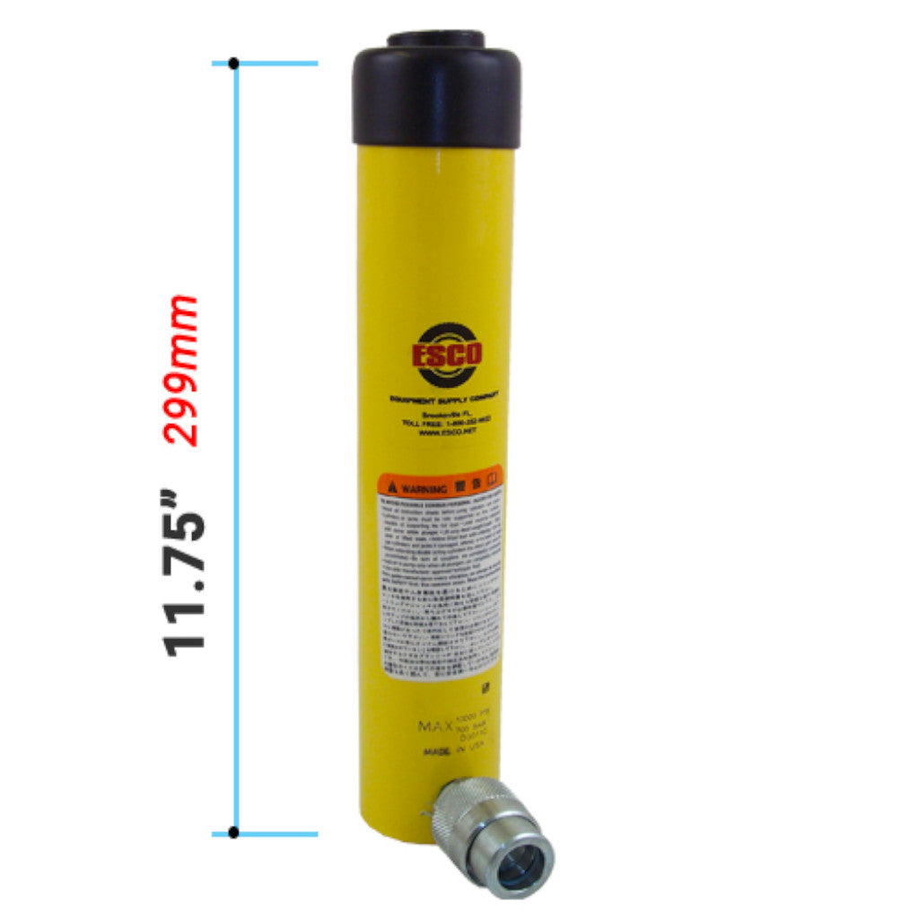 ESCO | 10 Ton Hydraulic Ram Cylinder with 8″ Stroke (10304)