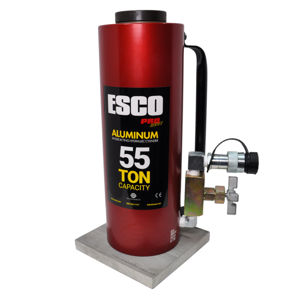 ESCO 10314 55 Ton High Lift Heavy Duty Lightweight Aluminum Hydraulic Jack