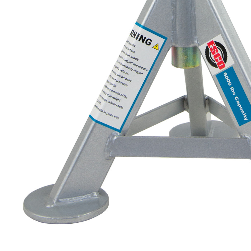 こじま ESCO 10497 3 Ton Performance Axle Top Post Jack Stand-Pair