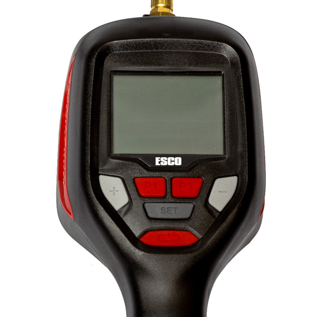 ESCO 10963-K Rechargeable Automatic Digital LCD 4-Way Tire Inflator Gauge