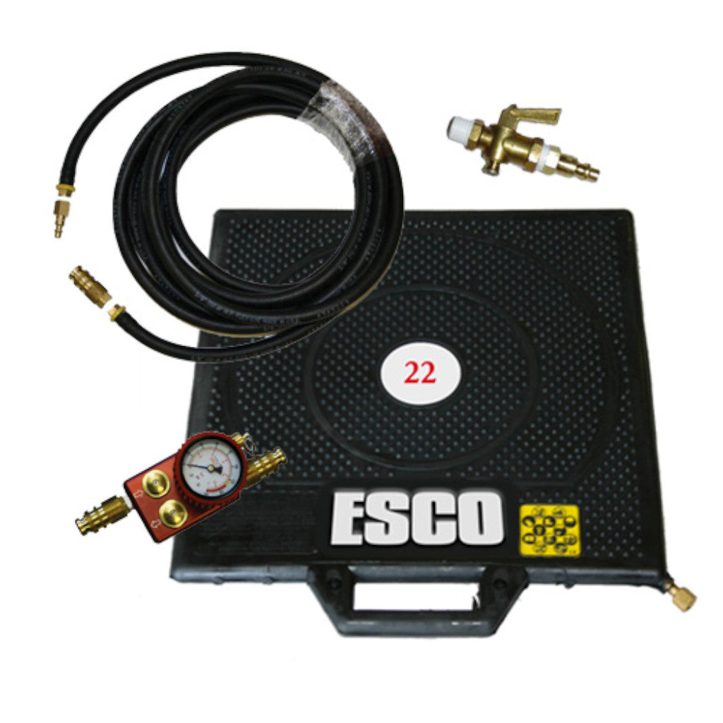 ESCO 12107K 22 Ton Air Bag Jack Kit with Hose, Control Valve, and Fittings