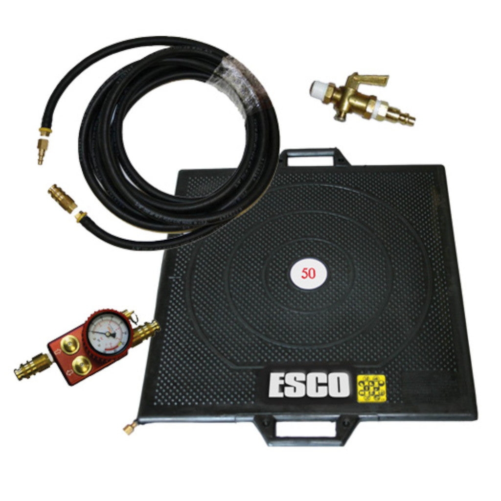 ESCO 12112K 50 Ton Air Bag Jack Kit with Hose, Control Valve, and Fittings