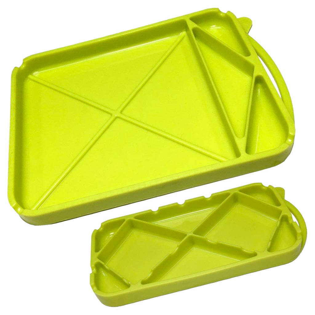 ESCO 80106 GeckoGrip Flexible Silicone Tray 2-Pack with Small