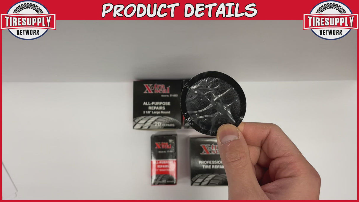 Xtra Seal | Small Round Feather-Edge Tube Patch Repair 1 5/8" (11-001)