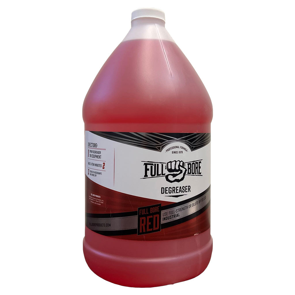 Full Bore FBR-1GAL Water-Based Concentrated Industrial Strength Red Degreaser 1 Gallon Jug