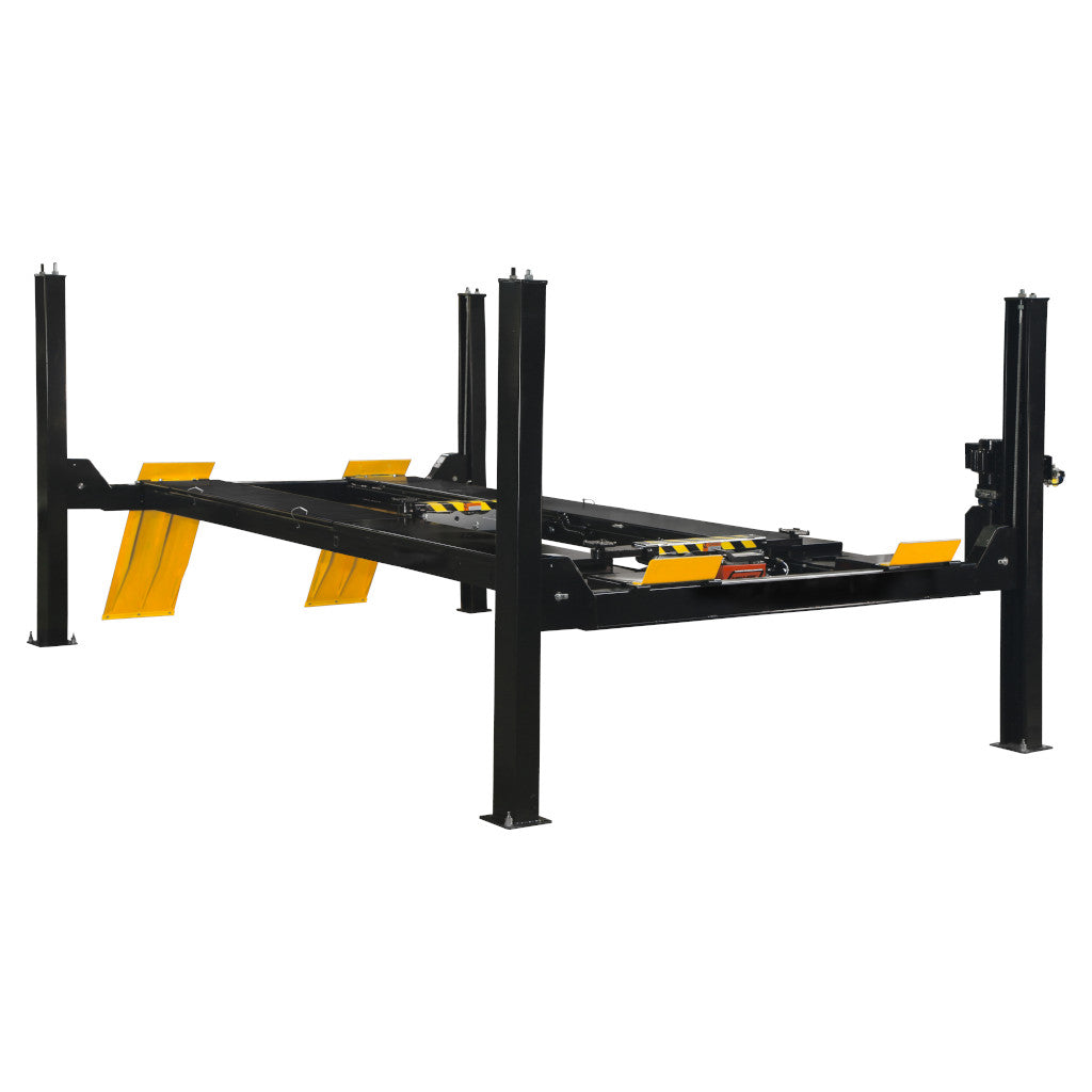 Hofmann | 12K 4-Post Alignment Lift with 2 Rolling Jacks, Turnplates, & Rollback Kit (EELR728APKG)
