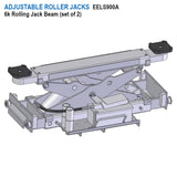 Hofmann | 12K 4-Post Alignment Lift with 2 Rolling Jacks, Turnplates, & Rollback Kit (EELR728APKG)