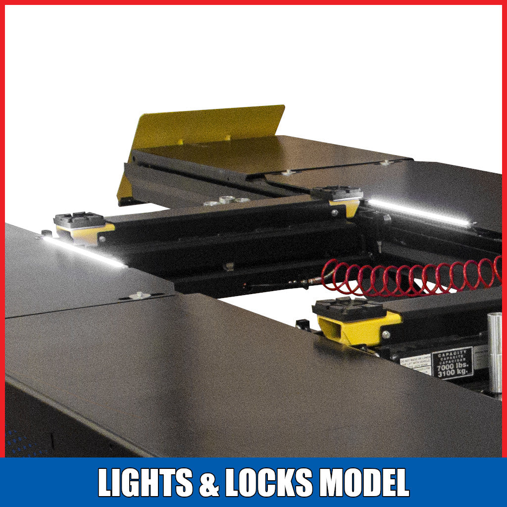 Hofmann | 14K Scissor Standard Bay Alignment Lift Package - Lights &amp; Locks Model  - Choose Surface or Flush Mount  (EELR7**APKG)