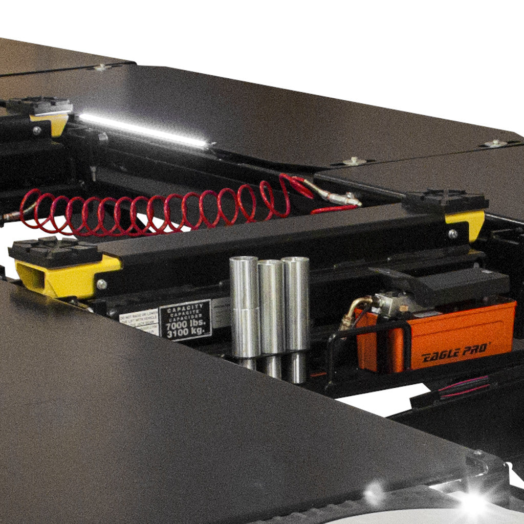 Hofmann | 14K Scissor Standard Bay Alignment Lift Package - Lights & Locks Model  - Choose Surface or Flush Mount  (EELR7**APKG)