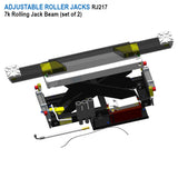 Hofmann | 14K Scissor Standard Bay Alignment Lift Package - Lights & Locks Model  - Choose Surface or Flush Mount  (EELR7**APKG)