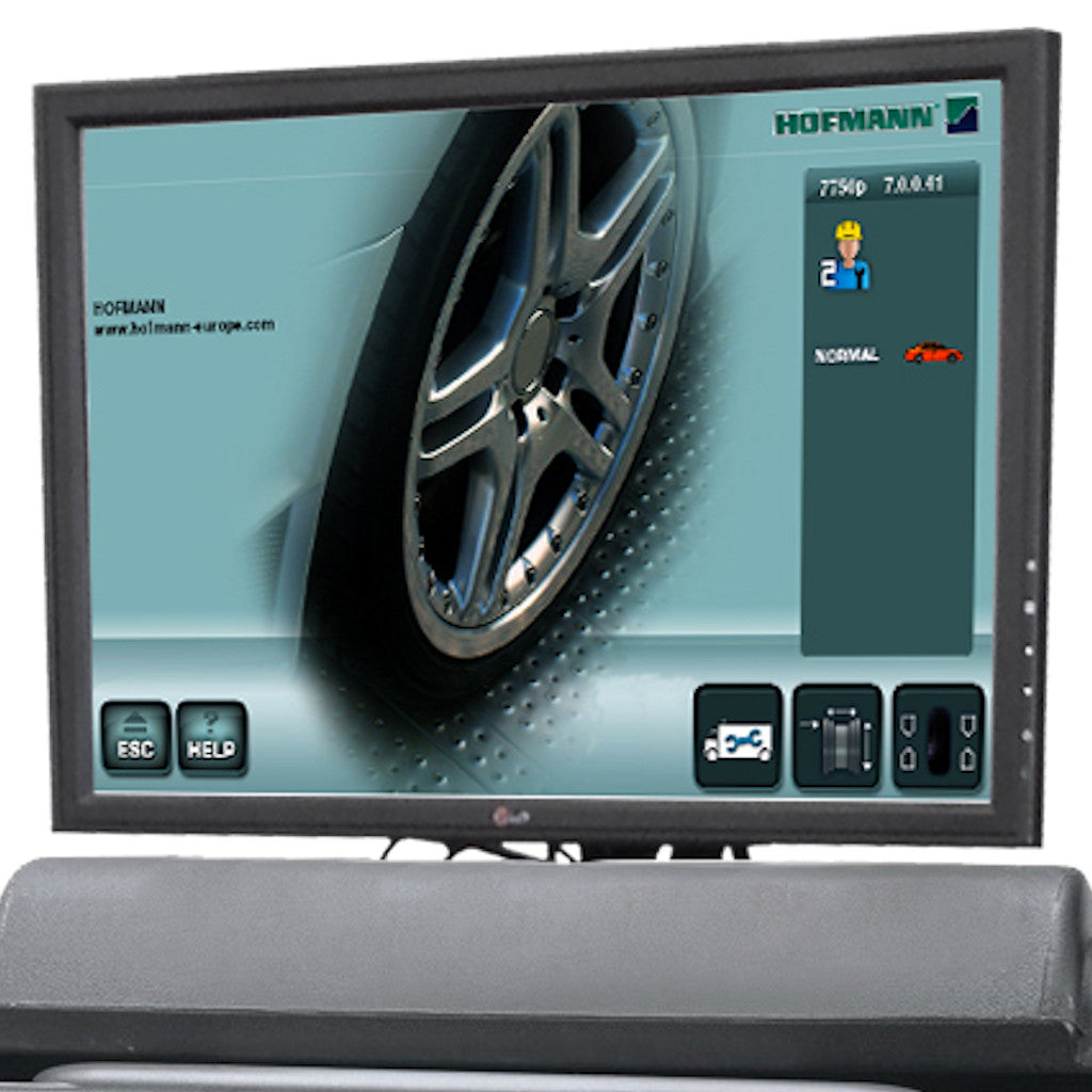 Hofmann Geodyna 7800P Wheel Balancer with Touchscreen Monitor &amp; Non-Contact Data Entry