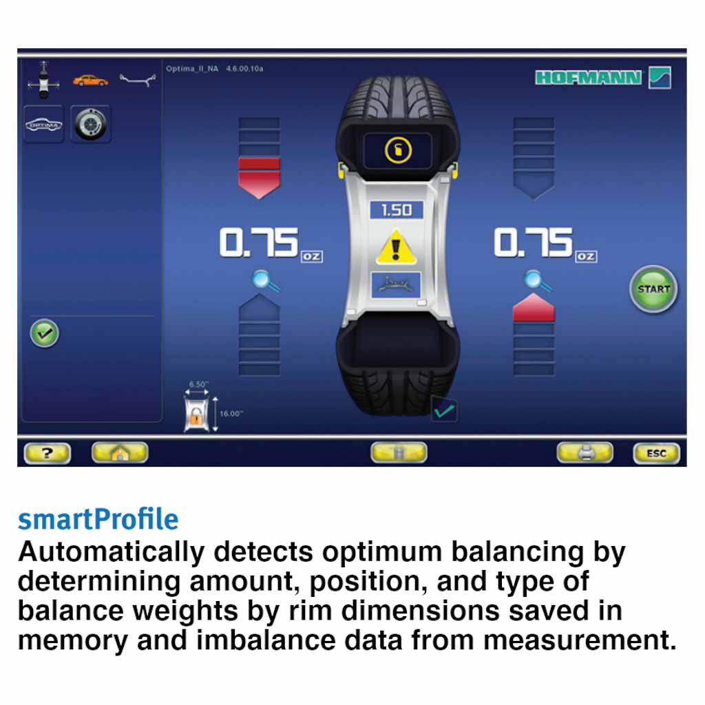 Hofmann | Geodyna 9000P Diagnostic Wheel Balancer with Touchscreen