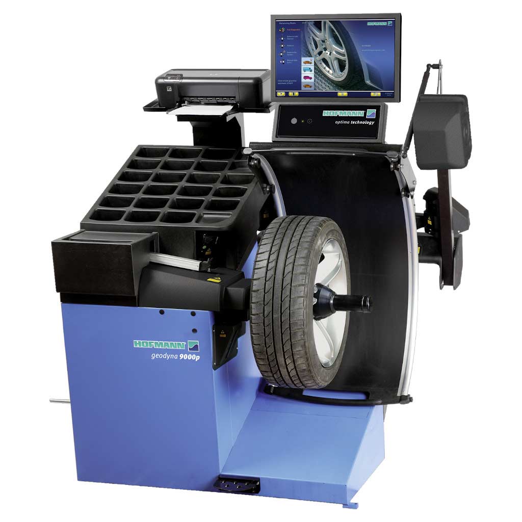 Hofmann Geodyna 9000P Diagnostic Wheel Balancer with Touchscreen &amp; 3D Camera Technology