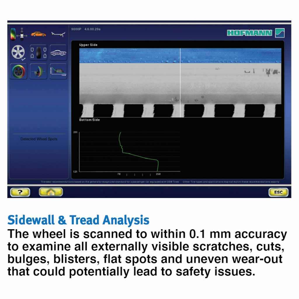 Hofmann | Geodyna 9000P Diagnostic Wheel Balancer with Touchscreen & 3D Camera Technology (EEWB771AP230)