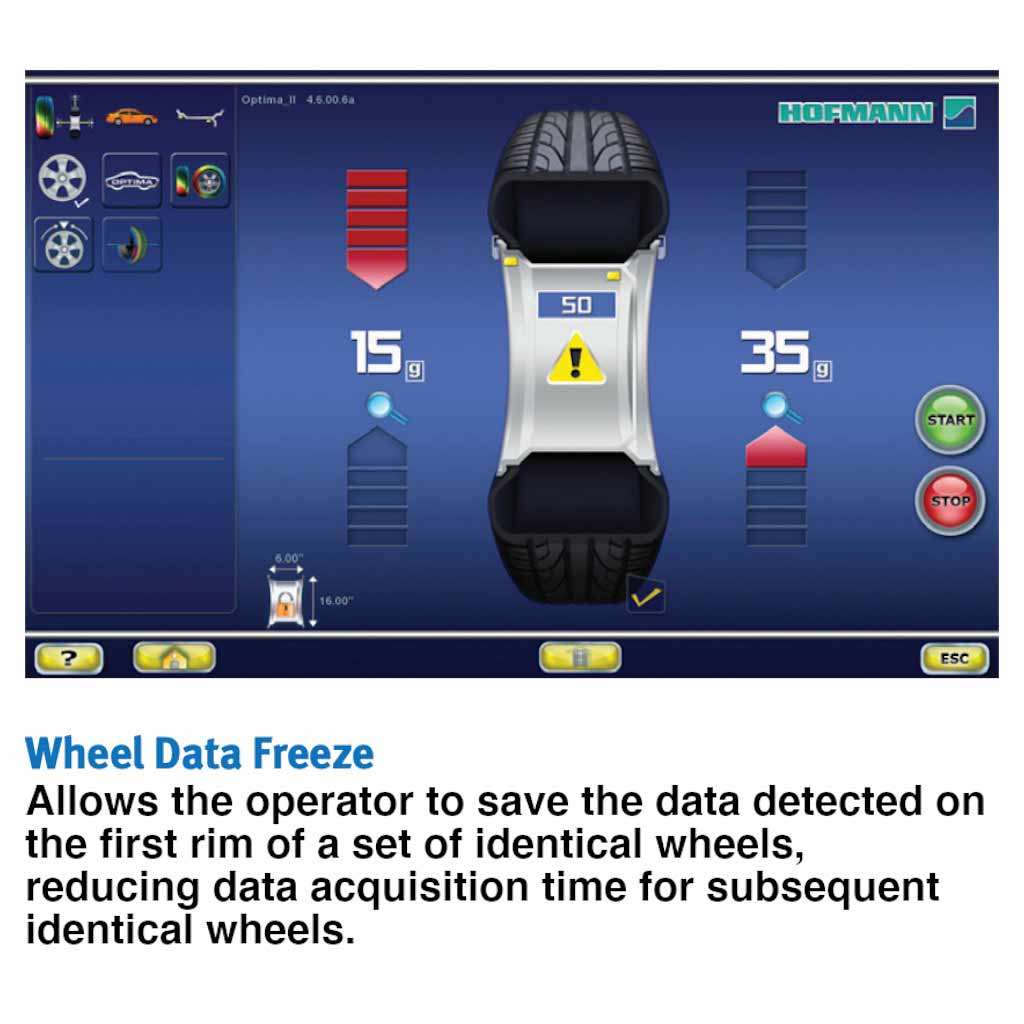 Hofmann | Geodyna 9000P Diagnostic Wheel Balancer with Touchscreen & 3D Camera Technology (EEWB771AP230)