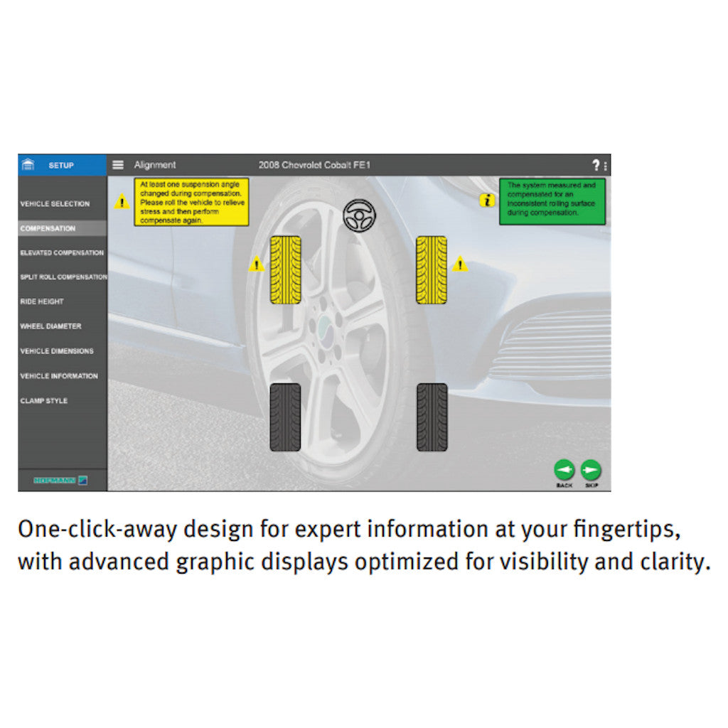Hofmann | Geoliner 770 Mobile Imaging Diagnostic Wheel Alignment System with AC400 Clamps & VIN Reader (EEWA752BV3)