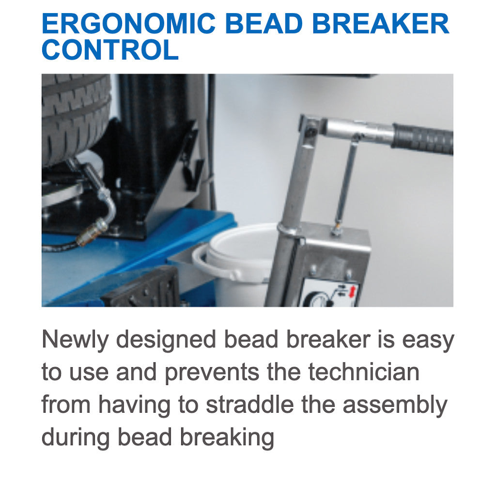 Hofmann Monty 1675 | SmartSpeed Swing-Arm Tire Changer – Tire