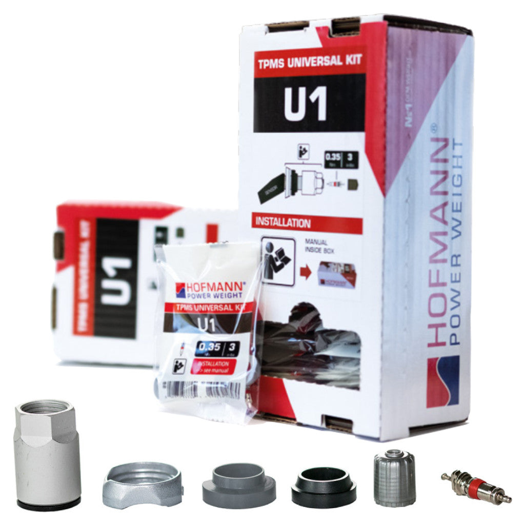 Hofmann Power Weight U1 Universal TPMS Metal Valve Service Kit - Box of 20