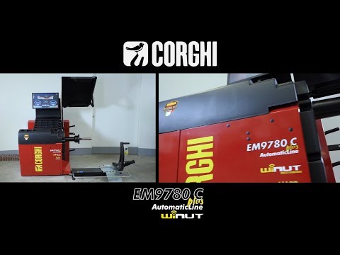Corghi | EM9780C Plus Automatic Wheel Balancer with Touchscreen Monitor & Contactless Measuring System (EM9780C)