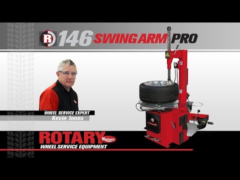 Rotary | Professional Combo: R146RP Swing Arm Tire Changer w/ Helper Arm & R155 Pro 3D Wheel Balancer (RW146155C)