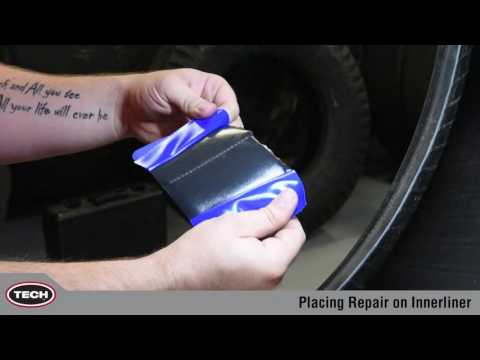 TECH | CT-12 Centech Radial  2-3/8″ x 4-3/8″ Fabric-Reinforced Radial Tire Patch Repair Unit - Box of 10 (167)