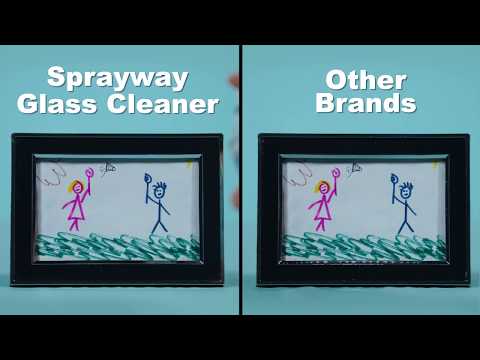 Sprayway | Ammonia-Free Foaming-Action Aerosol Spray Glass Cleaner 4-Pack of 19 oz Cans (SWGC)